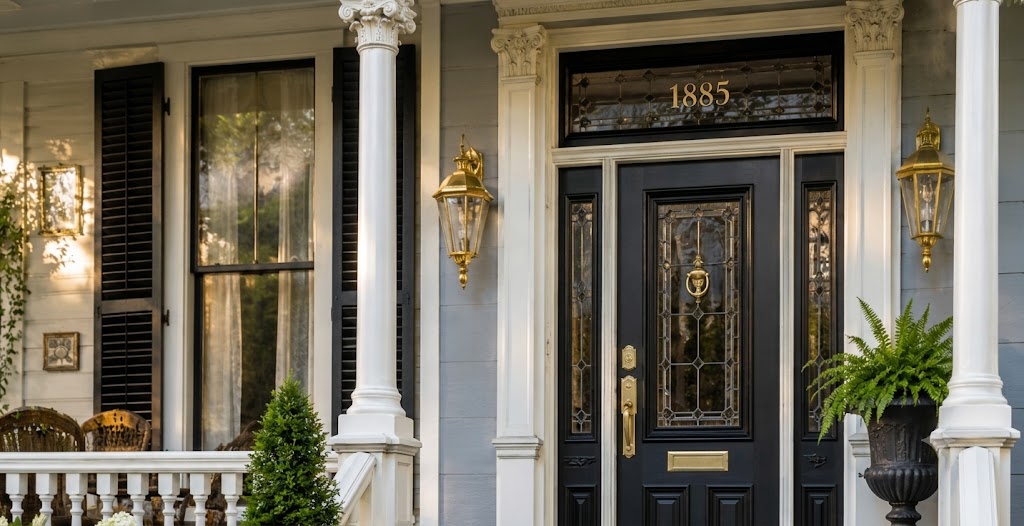 Brass door knobs collection